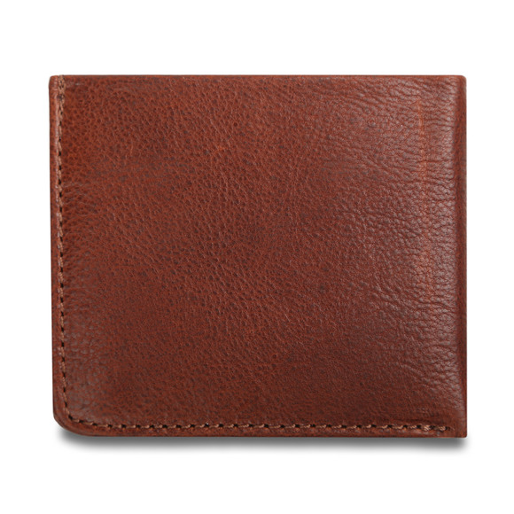 Кожаный бумажник Ashwood Leather 1552 Tan вид сзади 