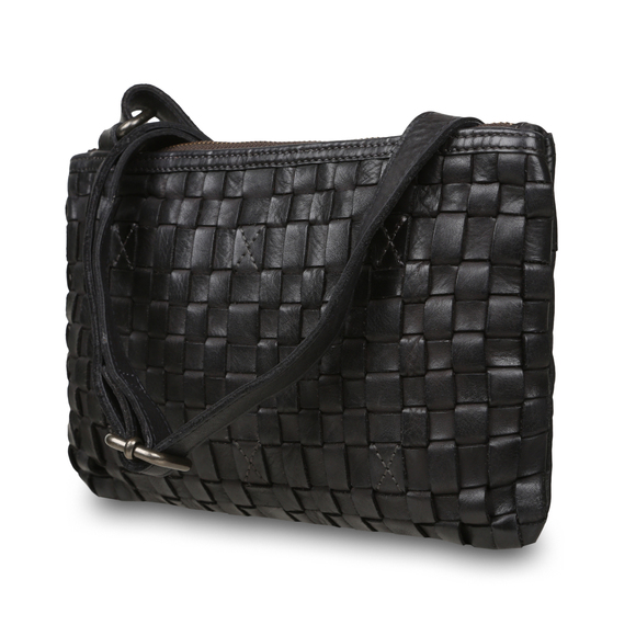 Женская сумка Ashwood Leather D-70 Dark Grey. Вид сбоку