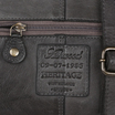 Женская сумка Ashwood Leather D-71 Dark Grey изготовлена из натуральной кожи
