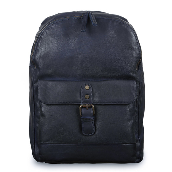 Кожаный рюкзак Ashwood Leather 1331 Navy.Лицевая сторона 