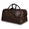 Кожаная дорожная сумка Ashwood Leather W-76 Brown. Вид сбоку
