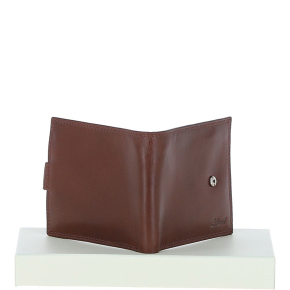 Кожаный бумажник Ashwood Leather 1222VT Tan вид сзади 