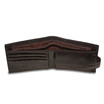 Кожаный бумажник Ashwood Leather 1222VT Brown вид отделений для купюр