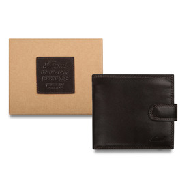 Кожаный бумажник Ashwood Leather 1222VT Brown с коробкой 