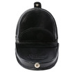 Кожаная монетница Ashwood Leather 1293VT Black открытый вид