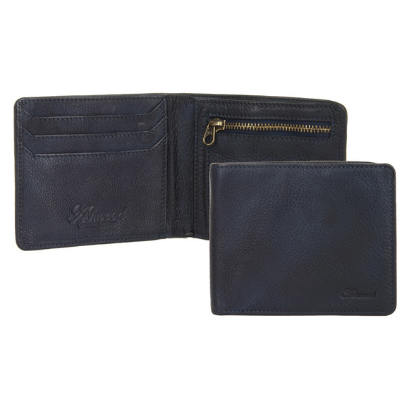 Бумажник Ashwood Leather 1363 Navy. Основное фото