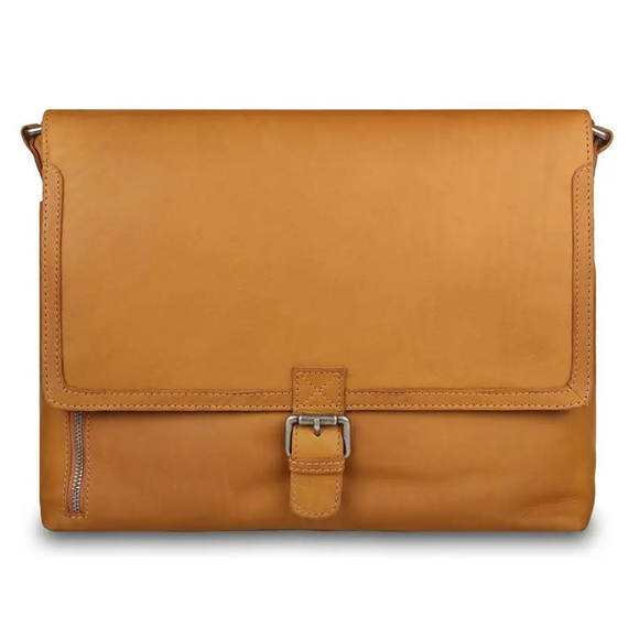 Сумка Ashwood Leather W-74 Tann. Вид спереди