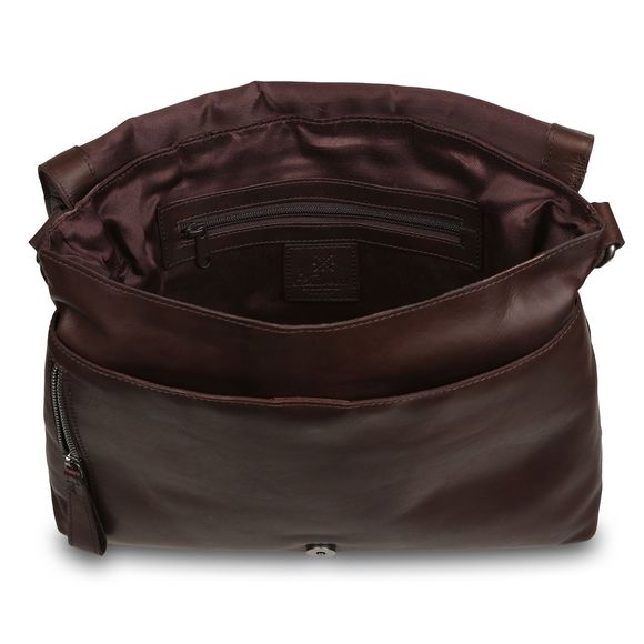 Сумка Ashwood Leather W-74 Brown изготовлена из натуральной кожи