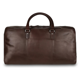 Кожаная дорожная сумка Ashwood Leather W-76 Brown. Вид спереди