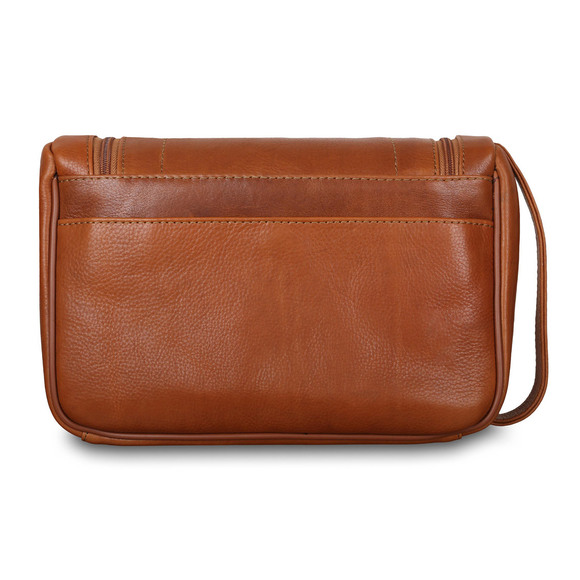 Несессер Ashwood Leather 8140 Tan. Вид сзади