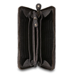 Кошелек Ashwood Leather D-81 Dark Grey. Внутреннее отделение