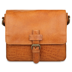 Кожаная сумка Ashwood Leather Dom Tan вид спереди