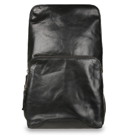 Кожаная сумка Ashwood Leather G-39 Black вид спереди