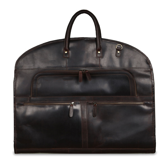 Кожаный портплед Ashwood Leather K-50 Brown вид спереди