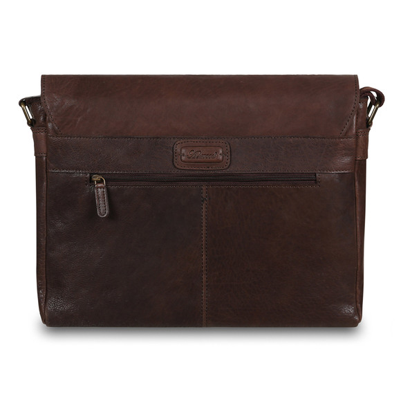 Сумка Ashwood Leather Pedro Mist Brown. Вид сзади