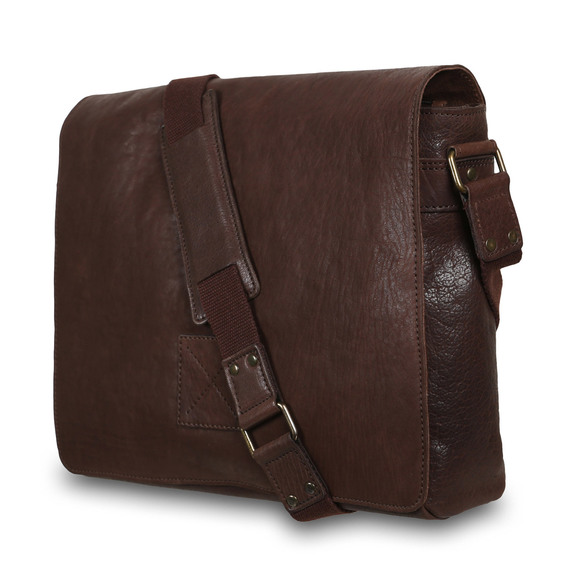 Сумка Ashwood Leather Pedro Mist Brown. Вид сбоку