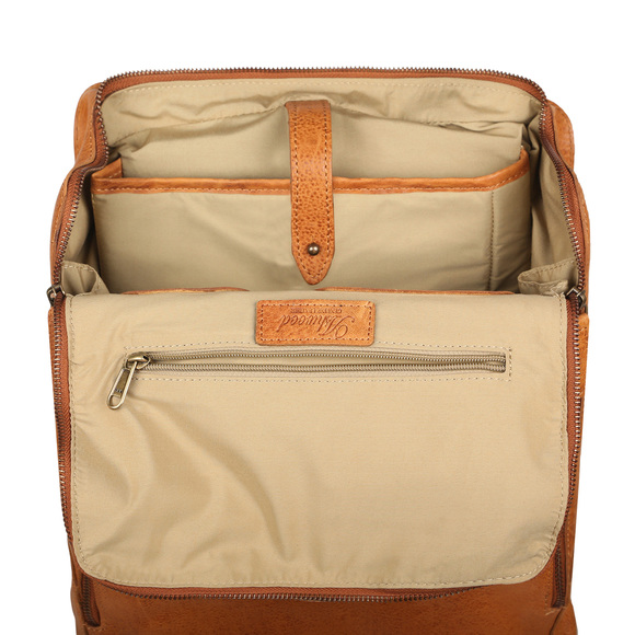 Кожаный рюкзак Ashwood Leather Tommy Tan вид внутри