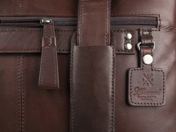 Сумка Ashwood Leather W-75 Brown. Плечевой ремень