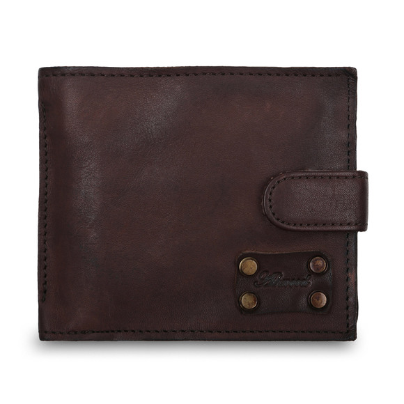 Бумажник Ashwood Leather 1775 Brown. Вид спереди