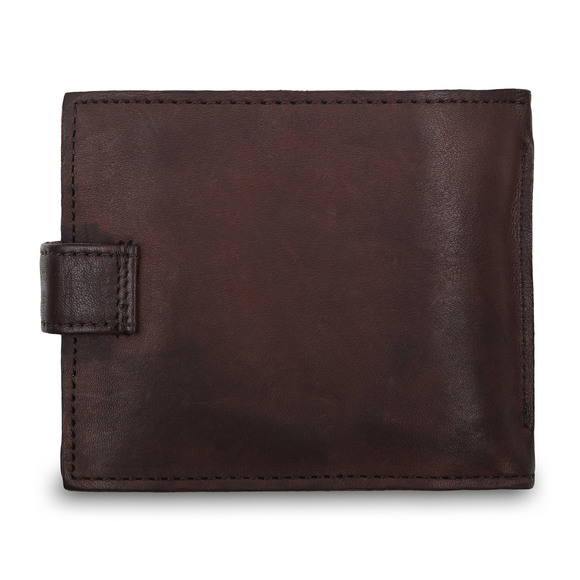 Бумажник Ashwood Leather 1775 Brown. Вид сзади