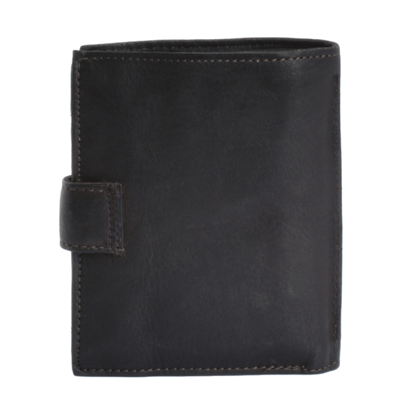 Бумажник Ashwood Leather 1776 Brown. Вид сзади