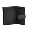Бумажник Ashwood Leather 1776 Brown в раскрытом виде