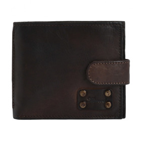 Бумажник Ashwood Leather 1780 Brown. Вид спереди
