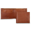 Бумажник Ashwood Leather 2002 Tan. Вид в развороте и лицевая сторона