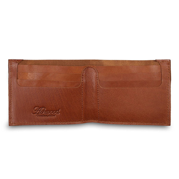 Бумажник Ashwood Leather 2003 Tan. Внутренние отделения