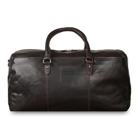 Дорожная сумка Ashwood Leather 1666 Brown. Вид спереди