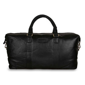 Дорожная сумка Ashwood Leather G-36 Black. Вид спереди
