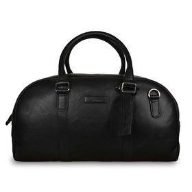 Дорожная сумка Ashwood Leather Hamilton Black. Вид спереди