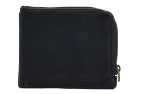 Бумажник Ashwood Leather 1362 Navy (цвет - тёмно-синий)