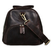 Кожаная дорожная сумка Ashwood Leather K-48 Brown вид сбоку