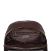 Кожаный рюкзак Ashwood Leather 1331 Brown. Вид внутри
