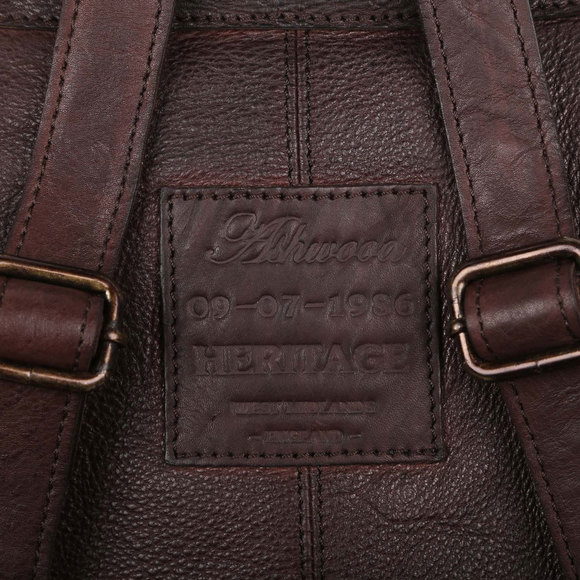 Рюкзак Ashwood Leather 7990 Brown в открытом виде