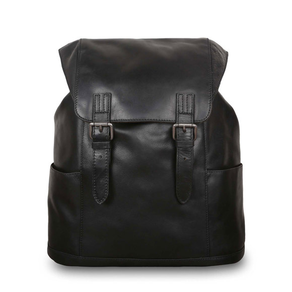 Рюкзак Ashwood Leather Harvey Black. Вид спереди