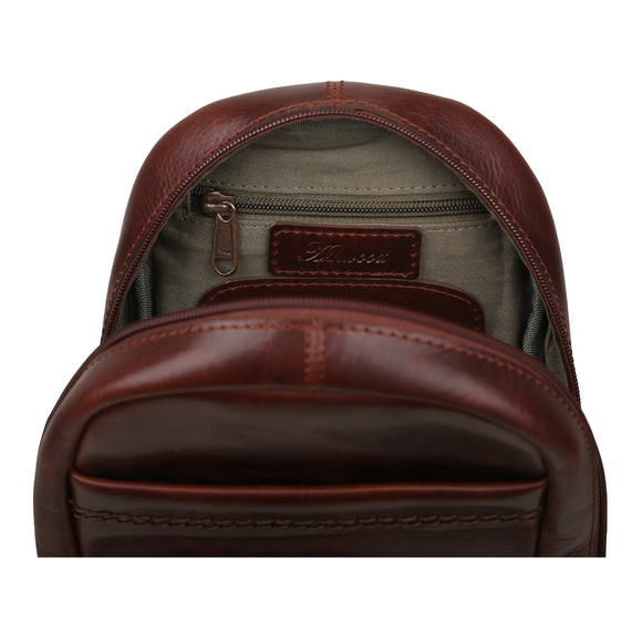 Рюкзак Ashwood Leather Perry Vintage Tan. Вид сверху