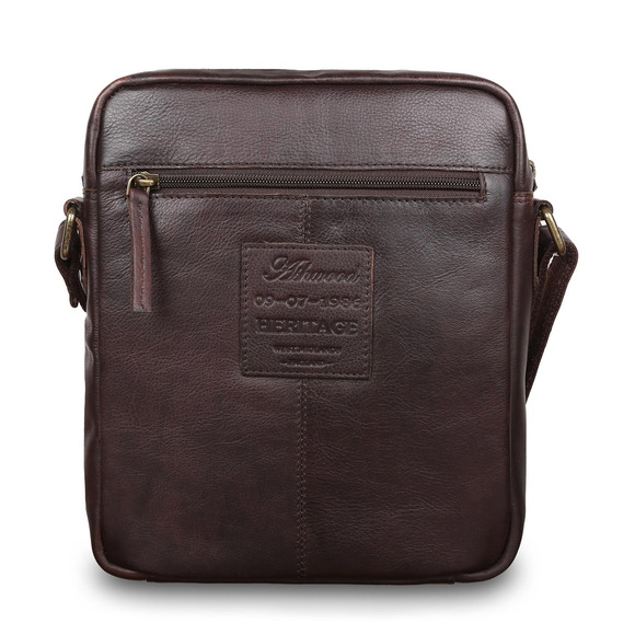 Сумка Ashwood Leather 1333 Brown. Вид сзади