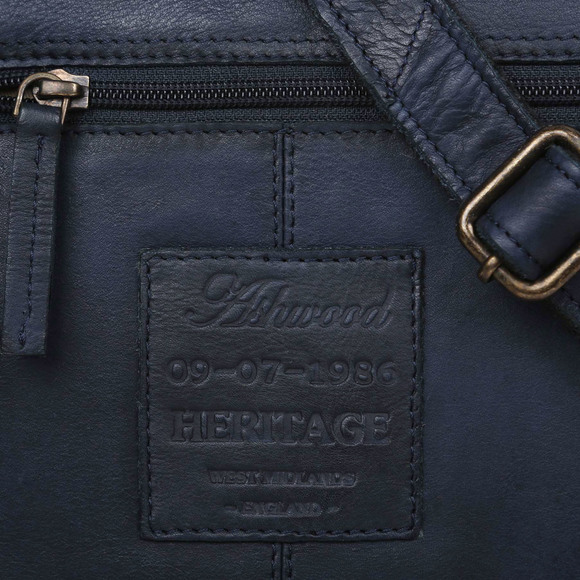 Сумка Ashwood Leather 1333 Navy. Плечевой ремень