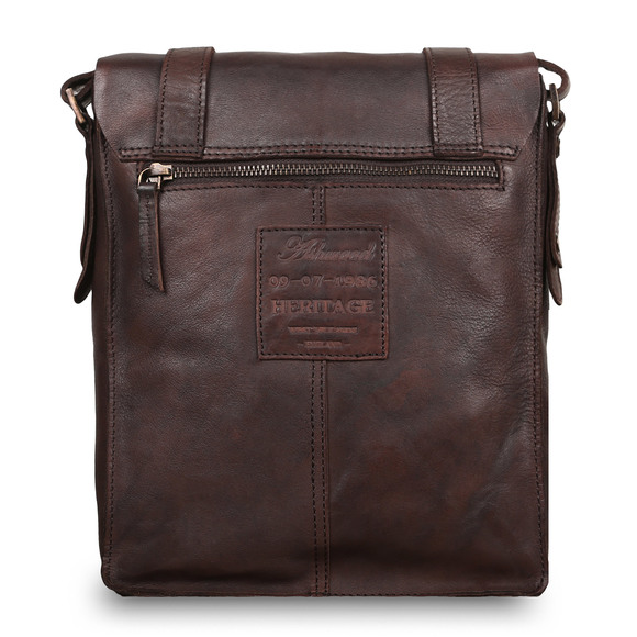 Сумка Ashwood Leather 7995 Brown. Вид сзади