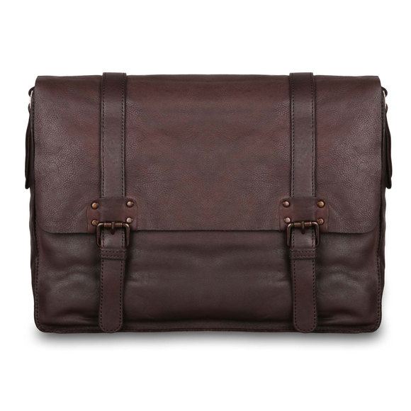 Сумка Ashwood Leather 7996 Brown. Вид спереди