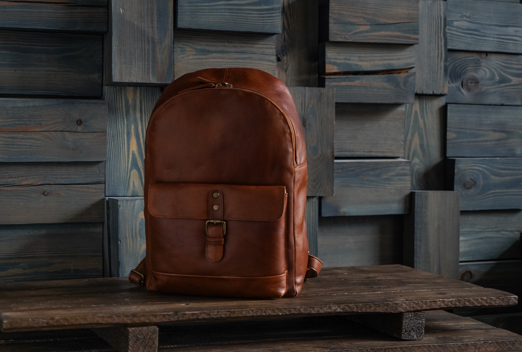 Кожаный рюкзак Ashwood Leather 1331 Tan